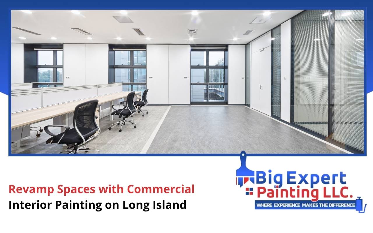 Commercial interior painting Long Island office space