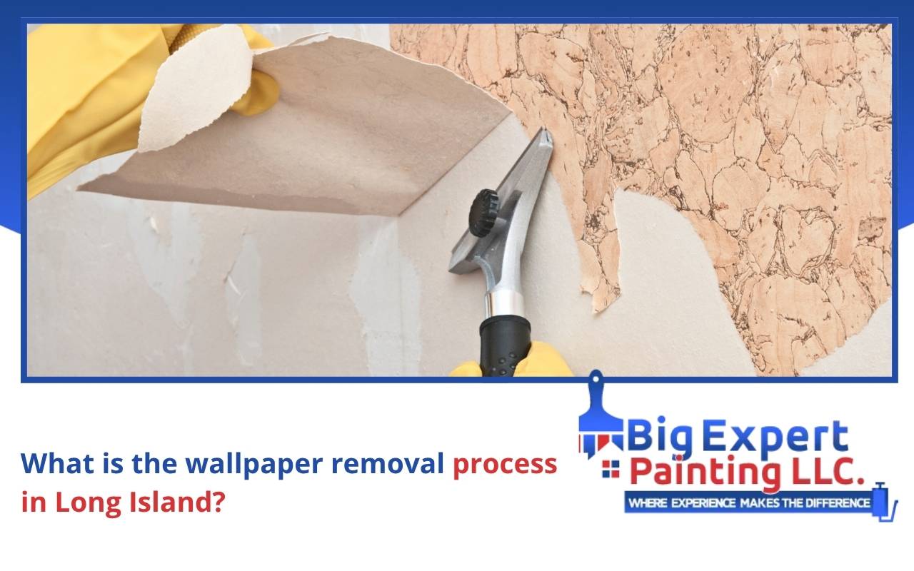 Skim coat preparation after Wallpaper Removal Long Island