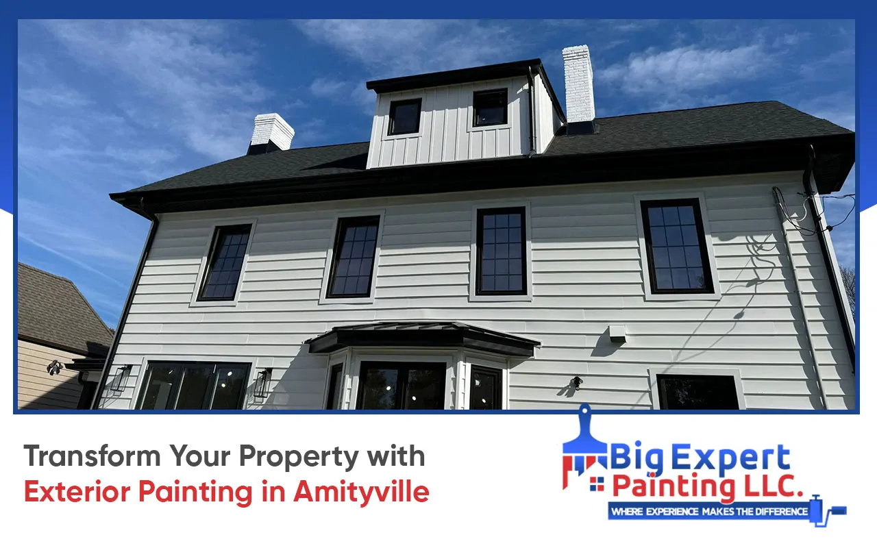 Professional exterior painting services in Amityville for homes and businesses with high-quality finishes.