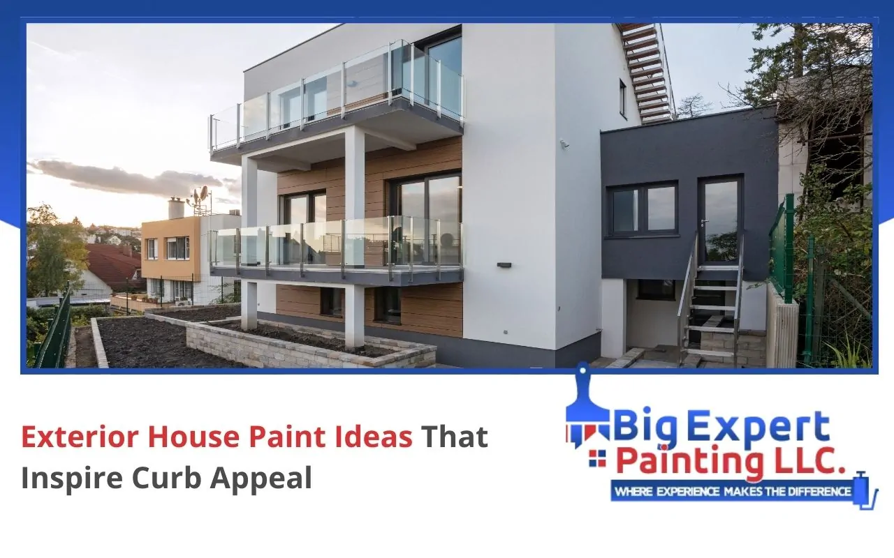 House in Long Island with fresh modern exterior paint colors