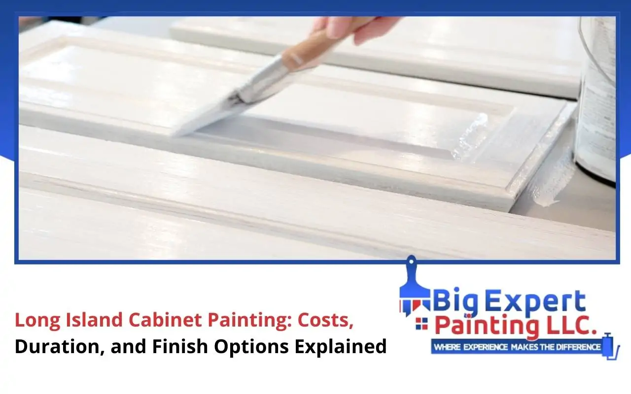 Cabinet painting Long Island kitchen transformation