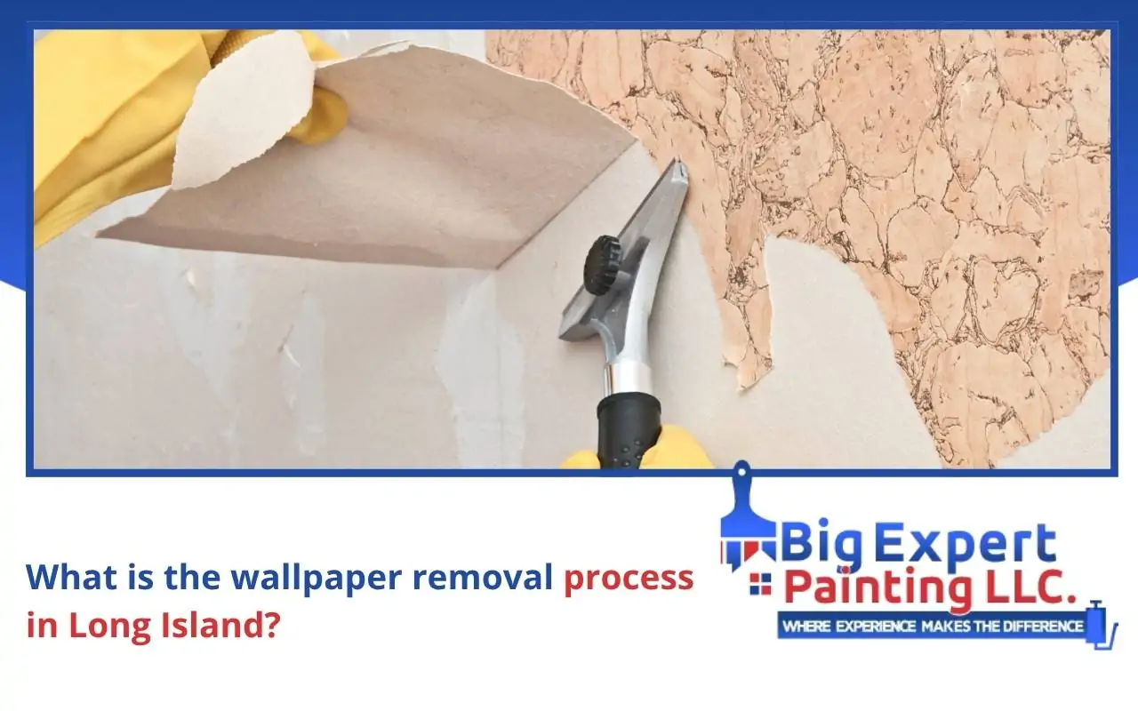 Skim coat preparation after Wallpaper Removal Long Island